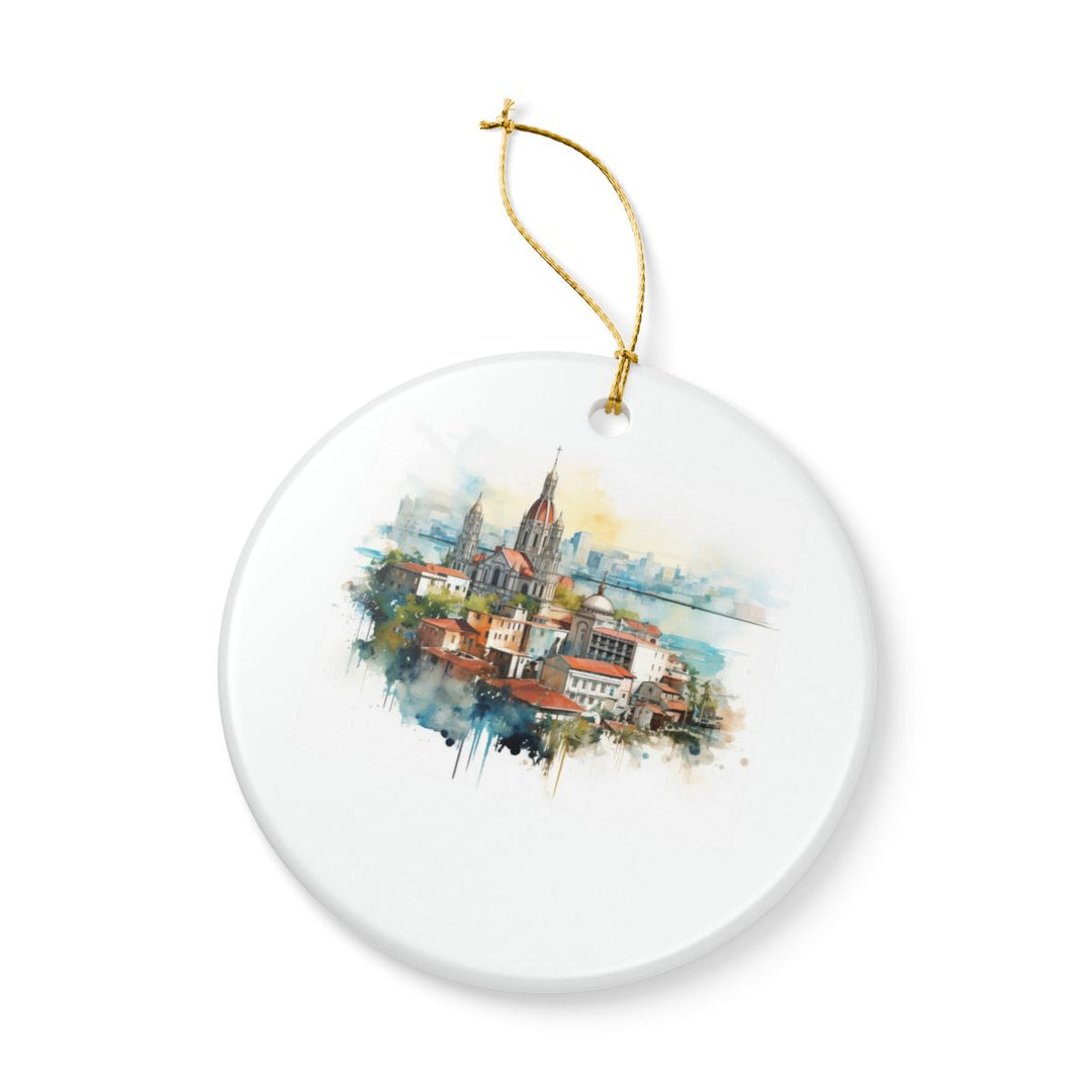 Guayaquil Ecuador Ornament: Unique Guayaquil Souvenir, Guayaquil Ecuador Xmas Decor, and Authentic Guayaquil Gift