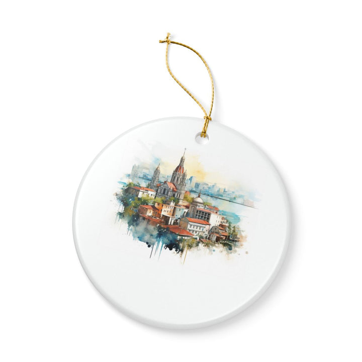 Guayaquil Ecuador Ornament: Unique Guayaquil Souvenir, Guayaquil Ecuador Xmas Decor, and Authentic Guayaquil Gift