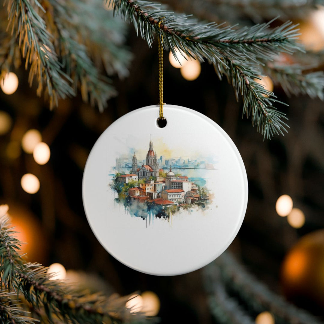 Guayaquil Ecuador Ornament: Unique Guayaquil Souvenir, Guayaquil Ecuador Xmas Decor, and Authentic Guayaquil Gift
