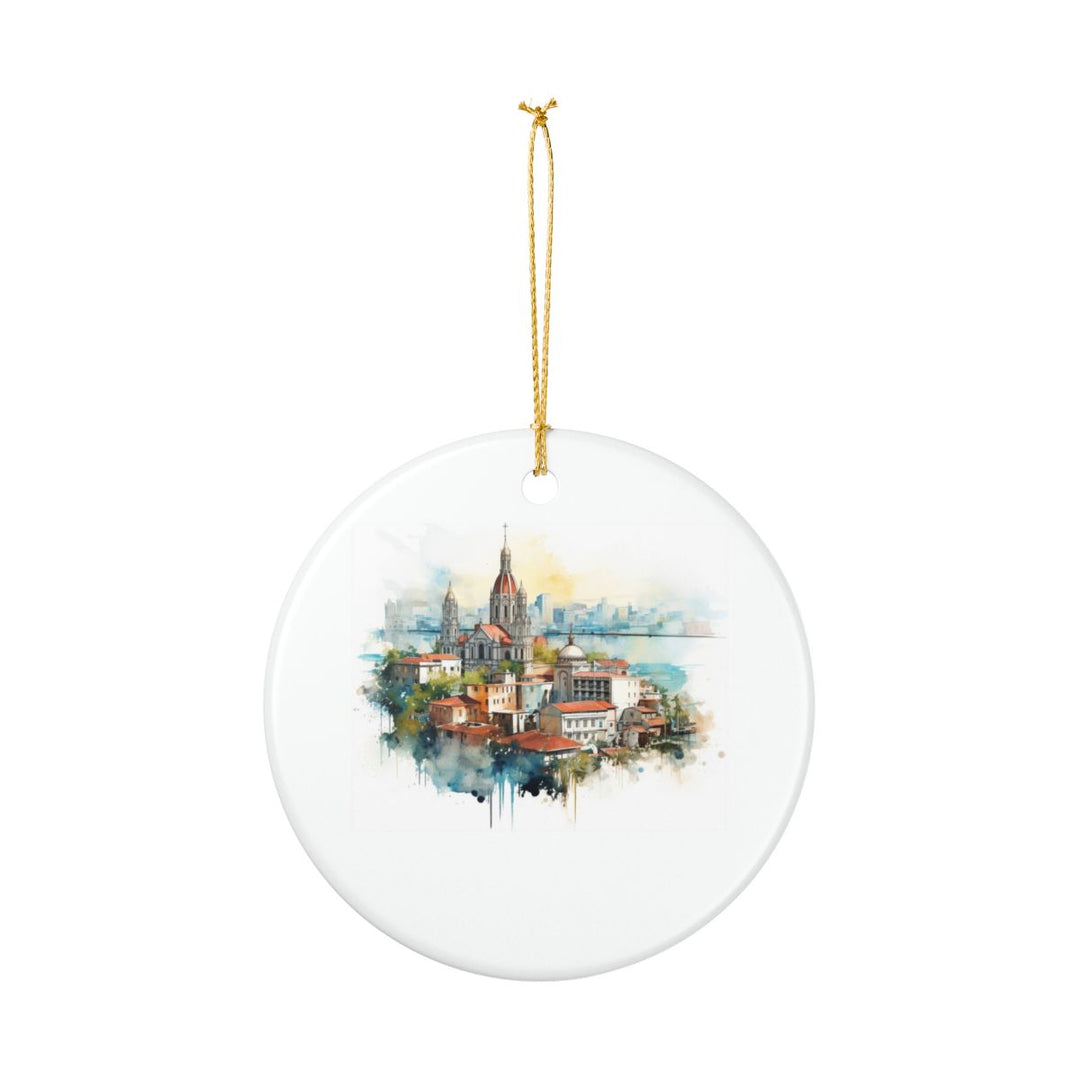 Guayaquil Ecuador Ornament: Unique Guayaquil Souvenir, Guayaquil Ecuador Xmas Decor, and Authentic Guayaquil Gift