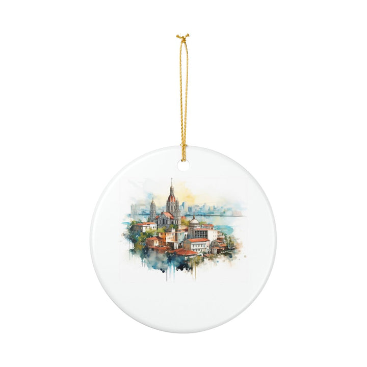 Guayaquil Ecuador Ornament: Unique Guayaquil Souvenir, Guayaquil Ecuador Xmas Decor, and Authentic Guayaquil Gift