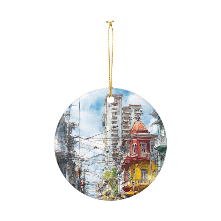 Guayaquil Ecuador Ornament: Unique Guayaquil Souvenir, Guayaquil Ecuador Xmas Decor, and Authentic Guayaquil Gift