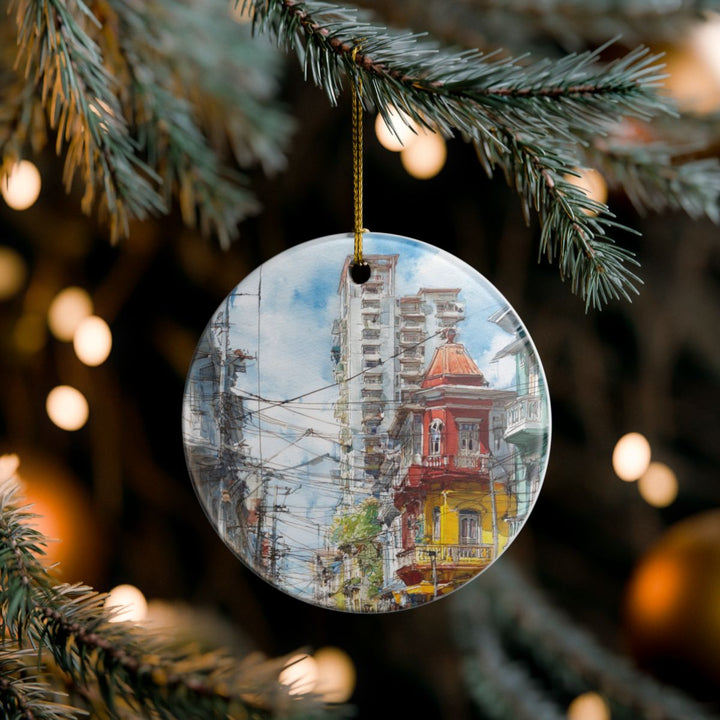 Guayaquil Ecuador Ornament: Unique Guayaquil Souvenir, Guayaquil Ecuador Xmas Decor, and Authentic Guayaquil Gift