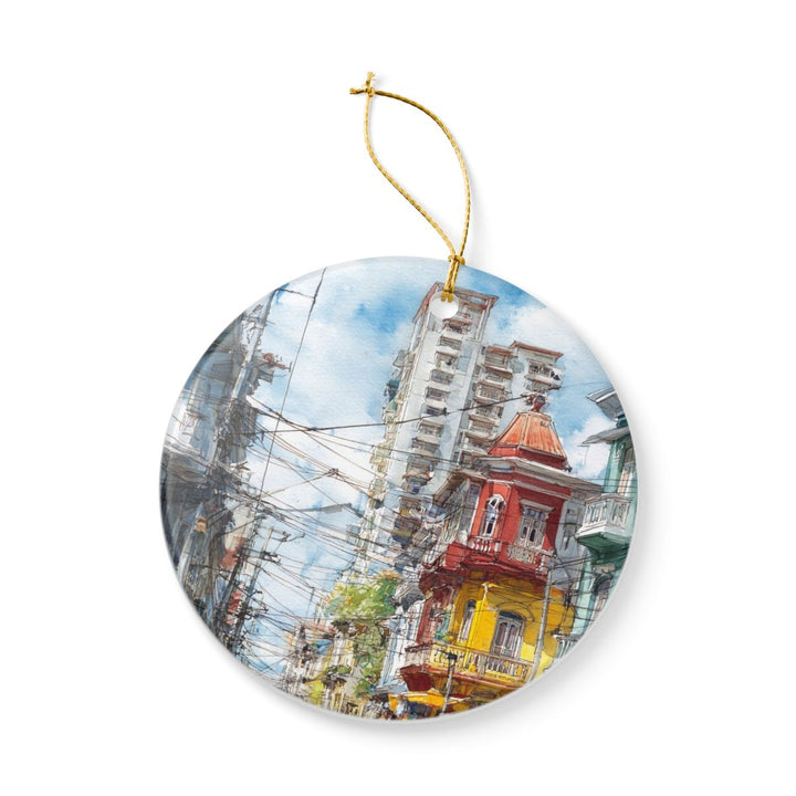 Guayaquil Ecuador Ornament: Unique Guayaquil Souvenir, Guayaquil Ecuador Xmas Decor, and Authentic Guayaquil Gift
