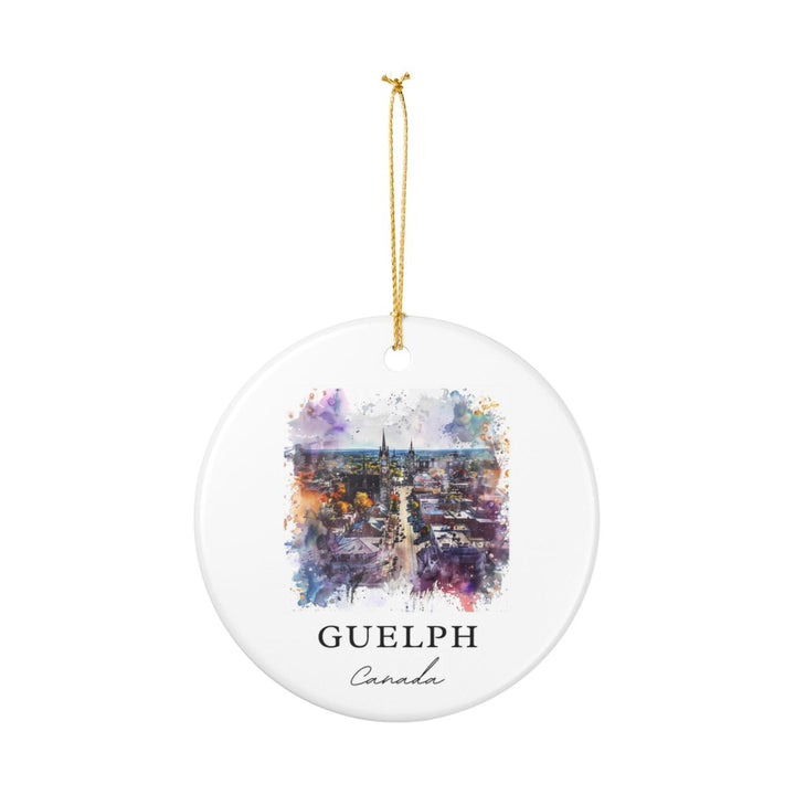 Guelph Canada Ornament: Unique Guelph Souvenir, Guelph Canada Xmas Decor, and Authentic Guelph Gift