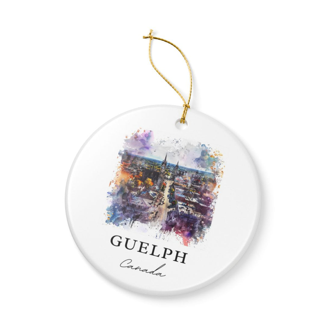 Guelph Canada Ornament: Unique Guelph Souvenir, Guelph Canada Xmas Decor, and Authentic Guelph Gift