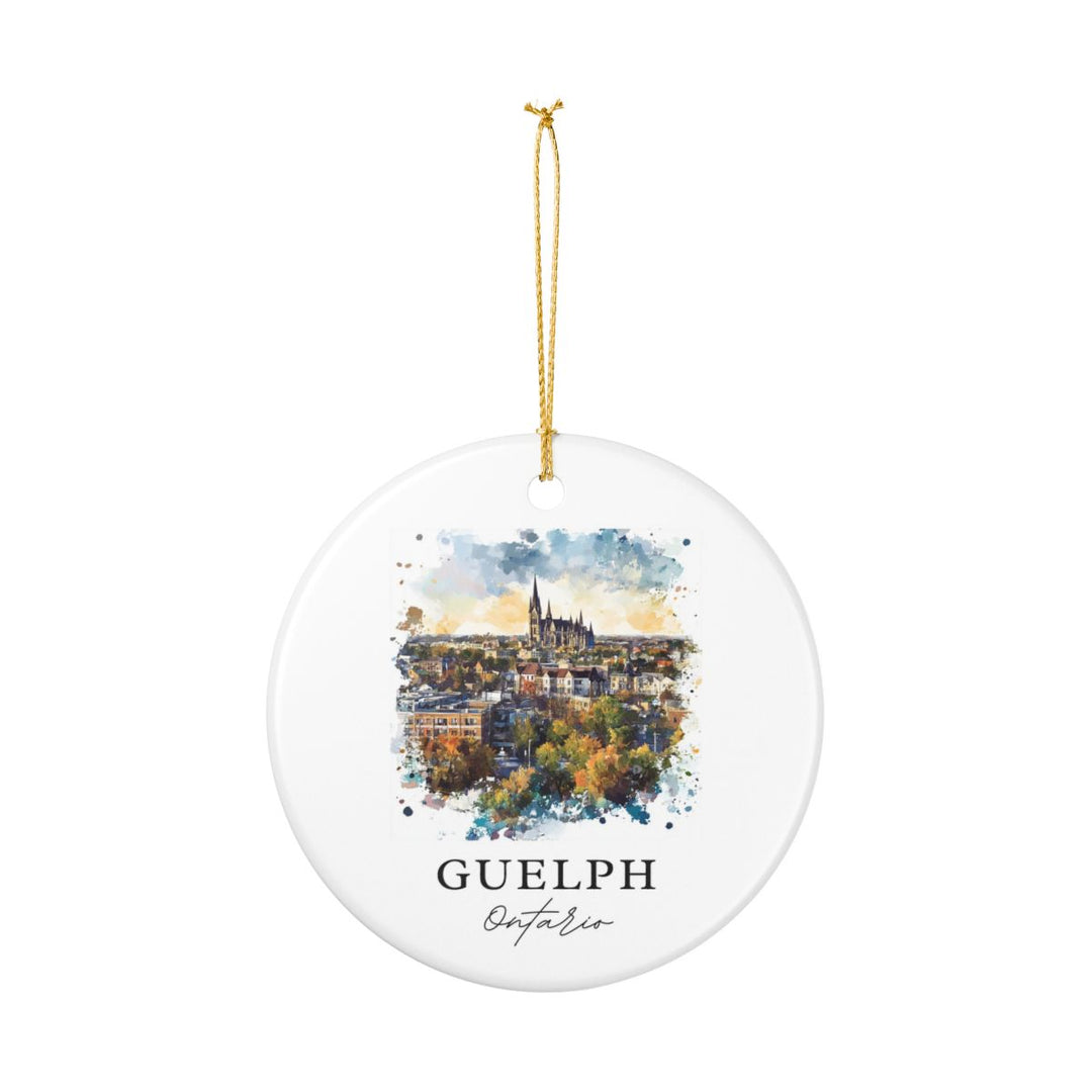 Guelph Canada Ornament: Unique Guelph Souvenir, Guelph Canada Xmas Decor, and Authentic Guelph Gift