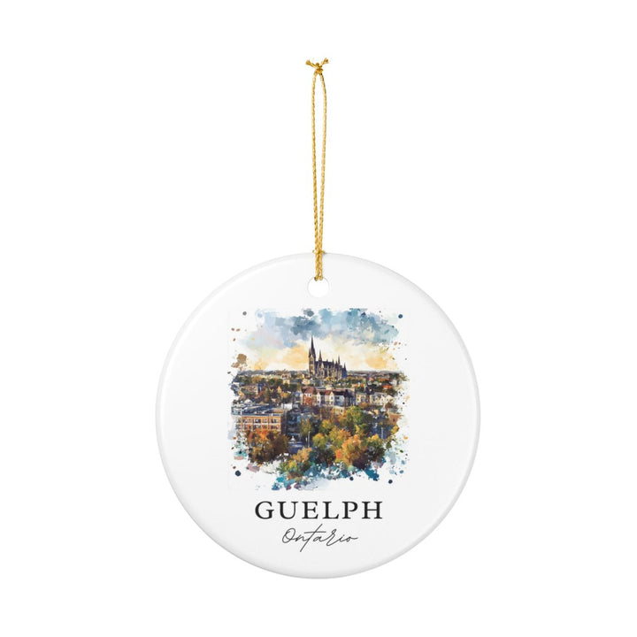 Guelph Canada Ornament: Unique Guelph Souvenir, Guelph Canada Xmas Decor, and Authentic Guelph Gift