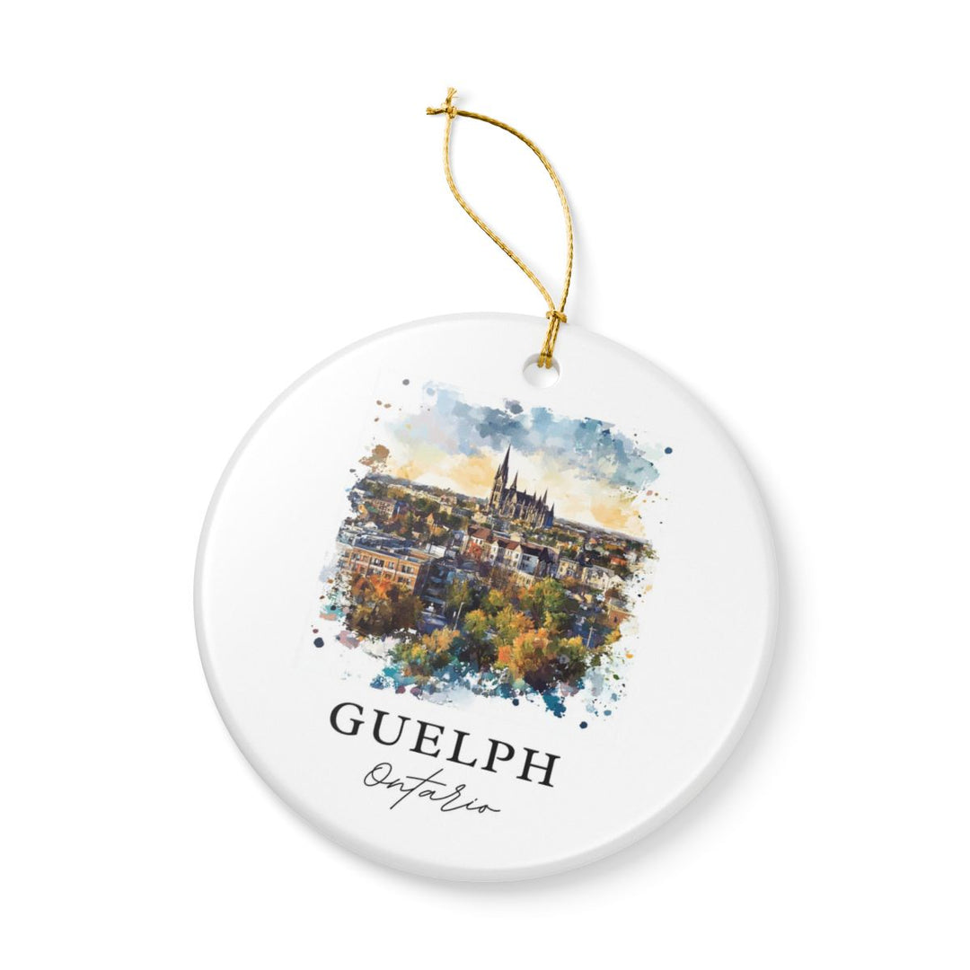 Guelph Canada Ornament: Unique Guelph Souvenir, Guelph Canada Xmas Decor, and Authentic Guelph Gift