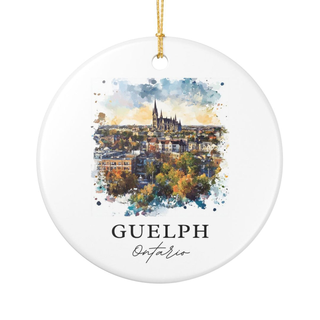 Guelph Canada Ornament: Unique Guelph Souvenir, Guelph Canada Xmas Decor, and Authentic Guelph Gift