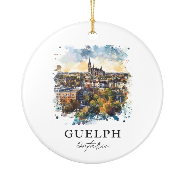 Guelph Canada Ornament: Unique Guelph Souvenir, Guelph Canada Xmas Decor, and Authentic Guelph Gift