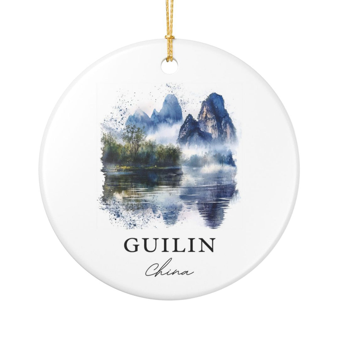 Guilin China Ornament: Unique Guilin China Souvenir, Guilin China Xmas Decor, and Authentic Guilin China Gift