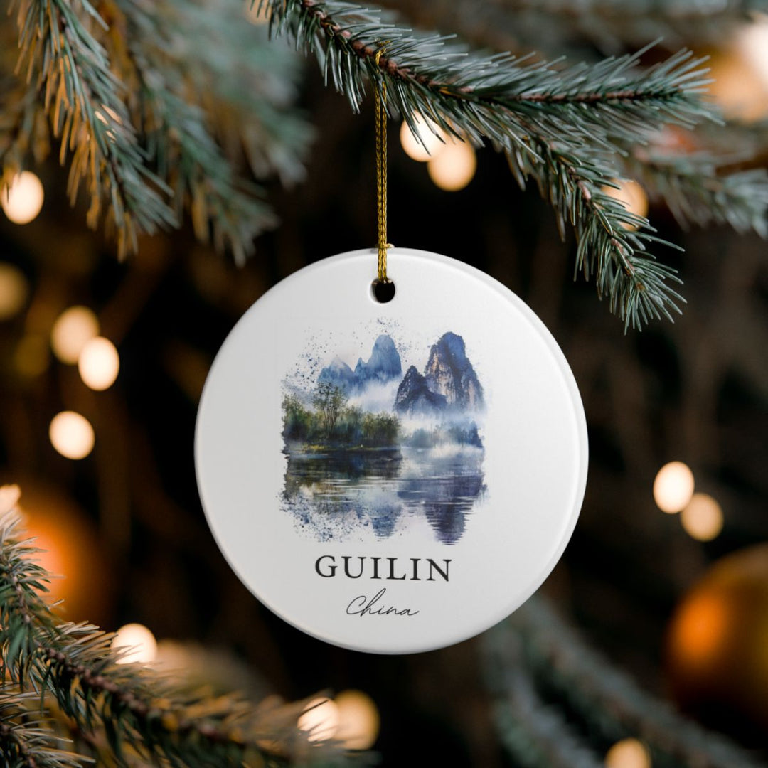 Guilin China Ornament: Unique Guilin China Souvenir, Guilin China Xmas Decor, and Authentic Guilin China Gift