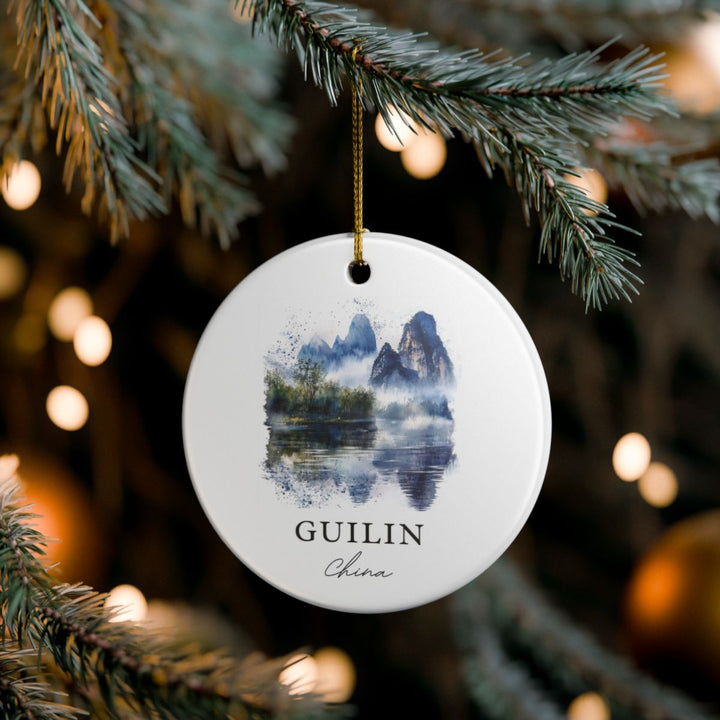 Guilin China Ornament: Unique Guilin China Souvenir, Guilin China Xmas Decor, and Authentic Guilin China Gift