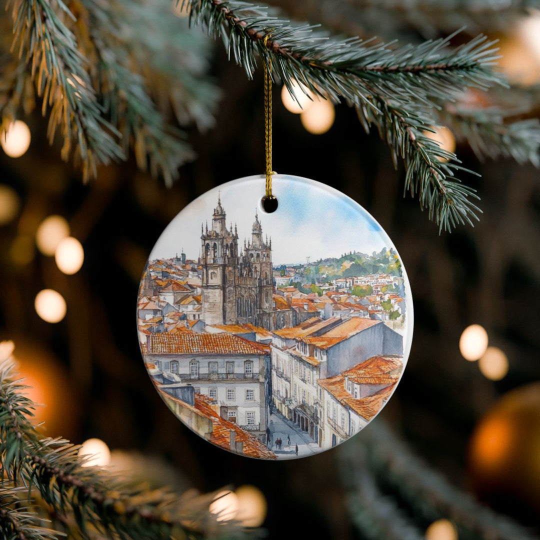 Guimaraes Portugal Ornament: Unique Guimaraes Souvenir, Guimaraes Portugal Xmas Decor, and Authentic Guimaraes Gift