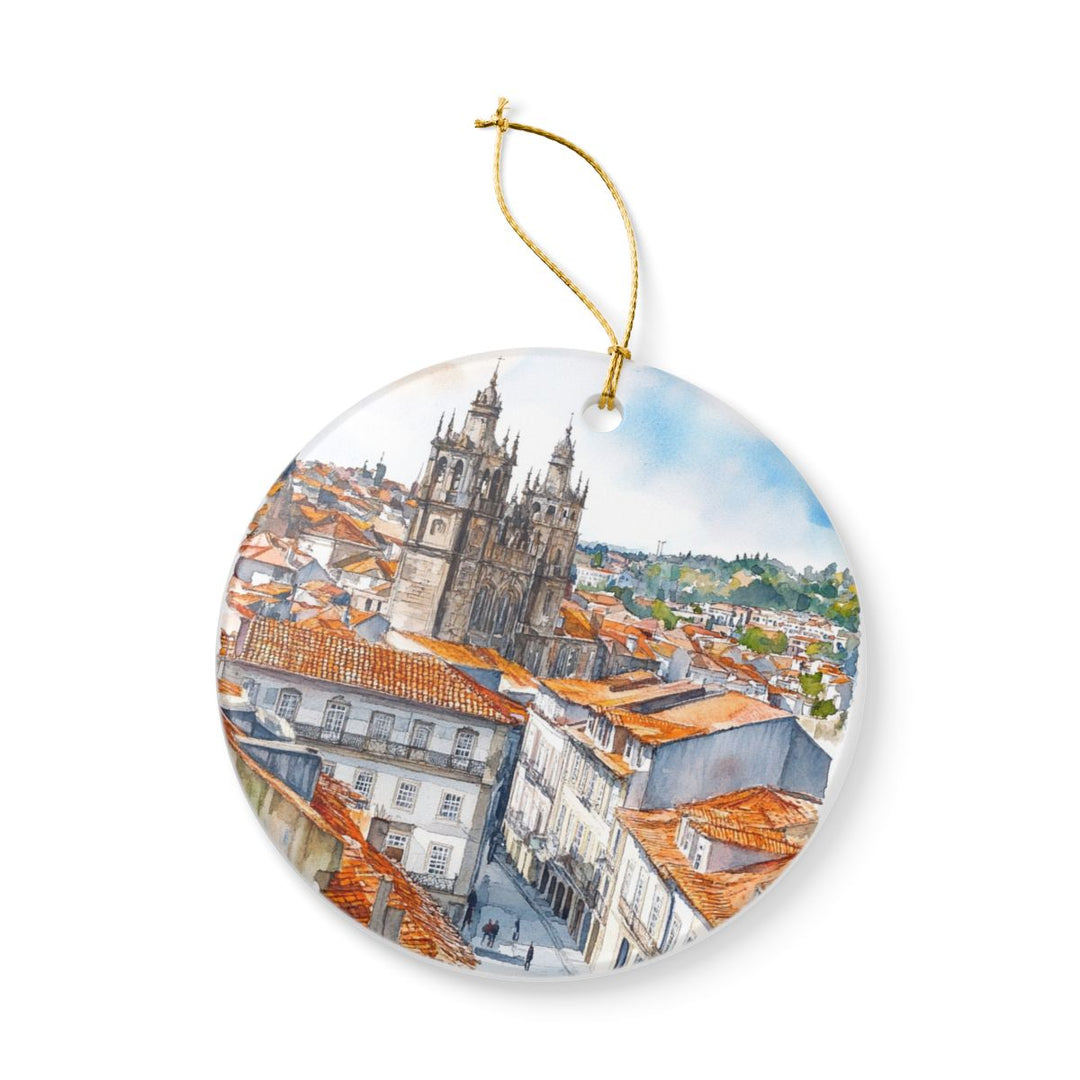 Guimaraes Portugal Ornament: Unique Guimaraes Souvenir, Guimaraes Portugal Xmas Decor, and Authentic Guimaraes Gift