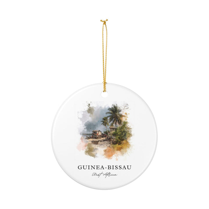 Guinea Bissau West Africa Ornament: Unique Guinea Bissau West Africa Souvenir, Guinea Bissau West Africa Xmas Decor, and Authentic Guinea Bissau West Africa Gift