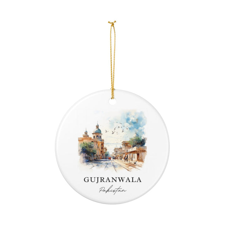 Gujranwala Pakistan Ornament: Unique Gujranwala Pakistan Souvenir, Gujranwala Pakistan Xmas Decor, and Authentic Gujranwala Pakistan Gift