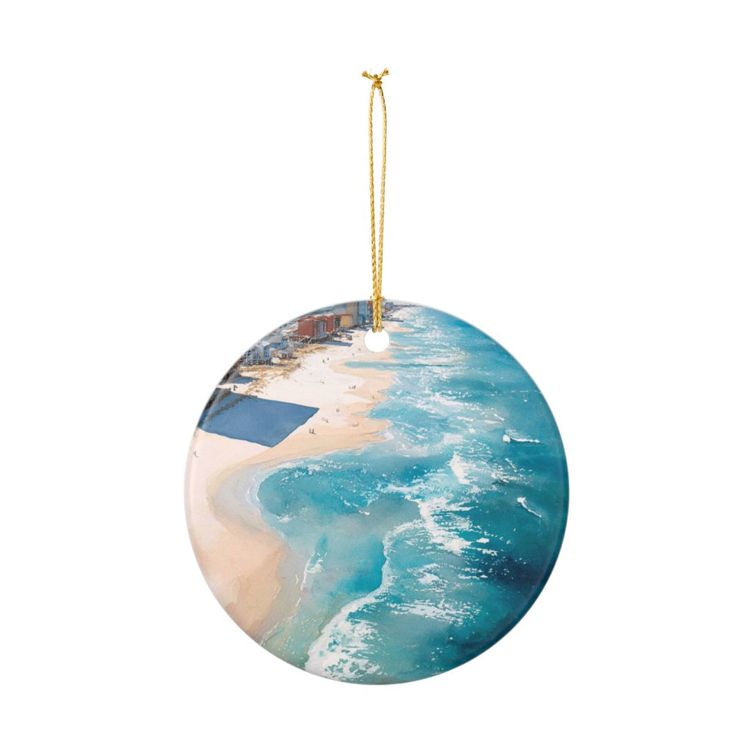 Gulf Shores Alabama Ornament: Unique Gulf Shores Souvenir, Gulf Shores Alabama Xmas Decor, and Authentic Gulf Shores Gift