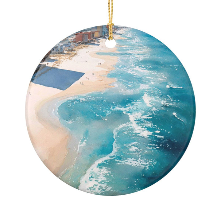 Gulf Shores Alabama Ornament: Unique Gulf Shores Souvenir, Gulf Shores Alabama Xmas Decor, and Authentic Gulf Shores Gift