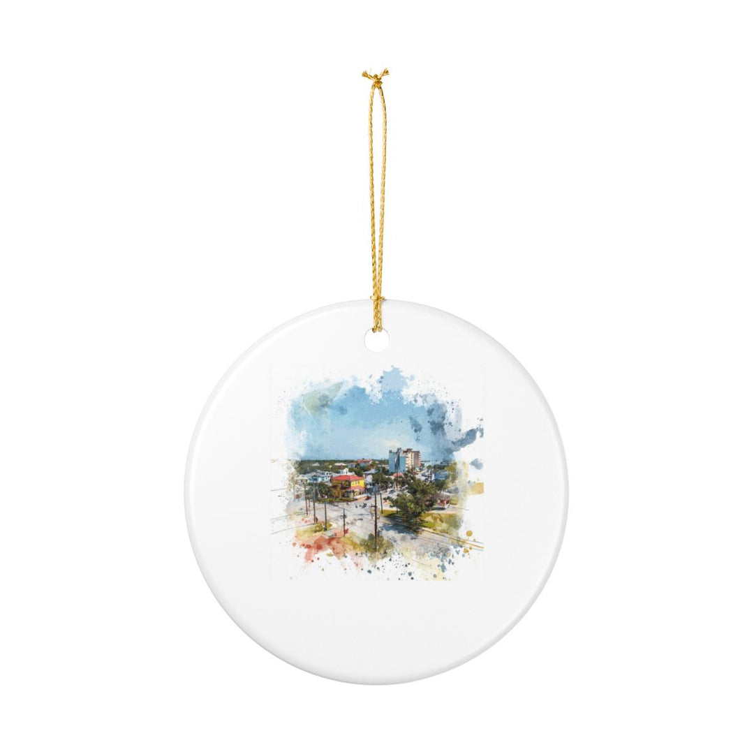 Gulfport Mississippi Ornament: Unique Gulfport Souvenir, Gulfport Mississippi Xmas Decor, and Authentic Gulfport Gift