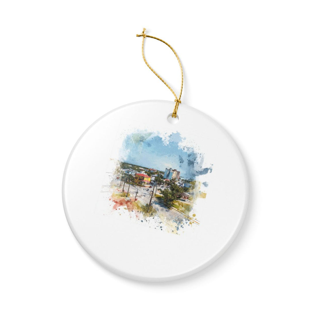 Gulfport Mississippi Ornament: Unique Gulfport Souvenir, Gulfport Mississippi Xmas Decor, and Authentic Gulfport Gift