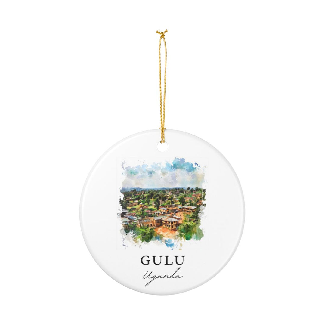 Gulu Uganda Ornament: Unique Gulu Uganda Souvenir, Gulu Uganda Xmas Decor, and Authentic Gulu Uganda Gift