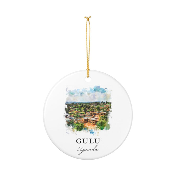 Gulu Uganda Ornament: Unique Gulu Uganda Souvenir, Gulu Uganda Xmas Decor, and Authentic Gulu Uganda Gift