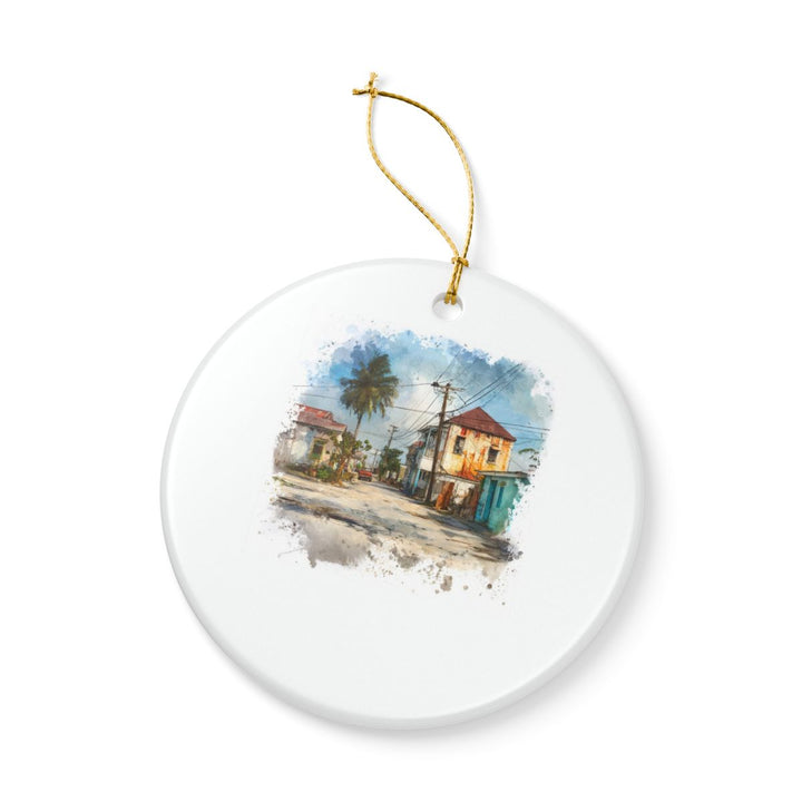 Guyana Ornament: Unique Guyana Souvenir, Guyana Xmas Decor, and Authentic Guyana Gift