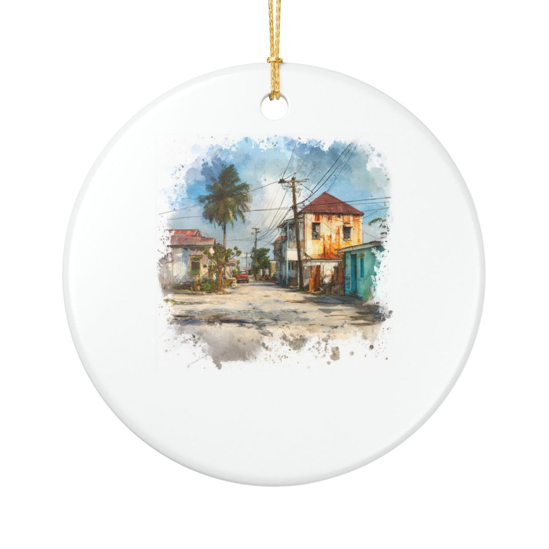 Guyana Ornament: Unique Guyana Souvenir, Guyana Xmas Decor, and Authentic Guyana Gift