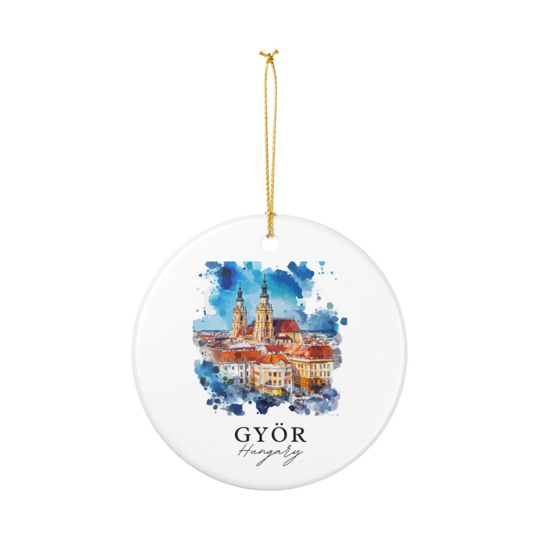 Gyor Ornament: Unique Gyor Souvenir, Gyor Xmas Decor, and Authentic Gyor Gift