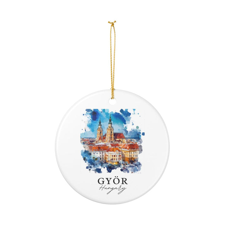 Gyor Ornament: Unique Gyor Souvenir, Gyor Xmas Decor, and Authentic Gyor Gift