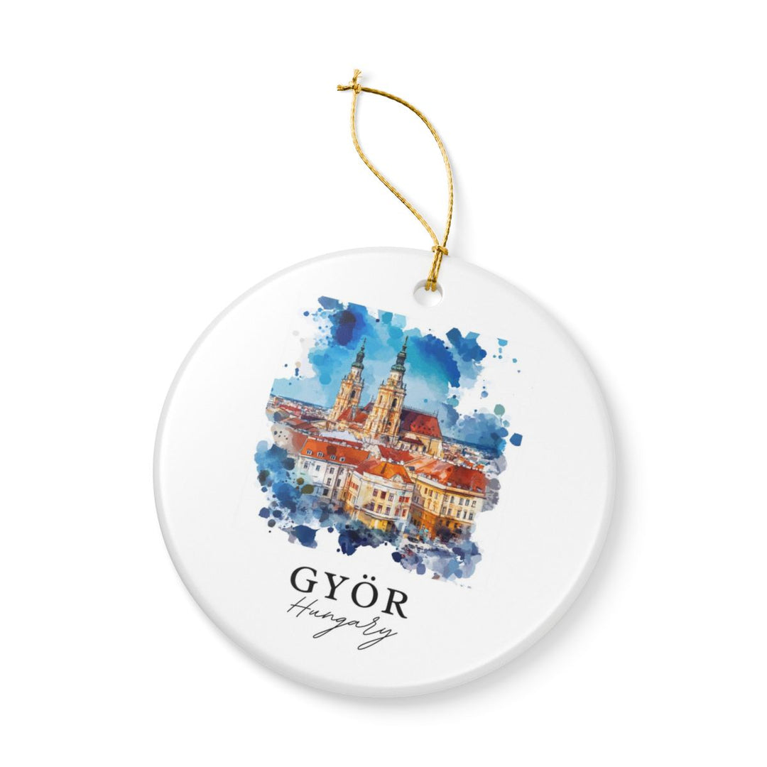 Gyor Ornament: Unique Gyor Souvenir, Gyor Xmas Decor, and Authentic Gyor Gift
