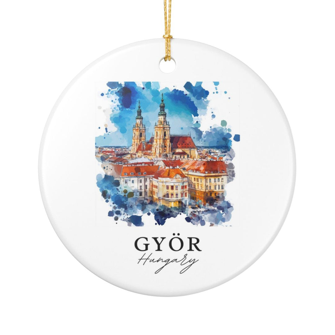 Gyor Ornament: Unique Gyor Souvenir, Gyor Xmas Decor, and Authentic Gyor Gift