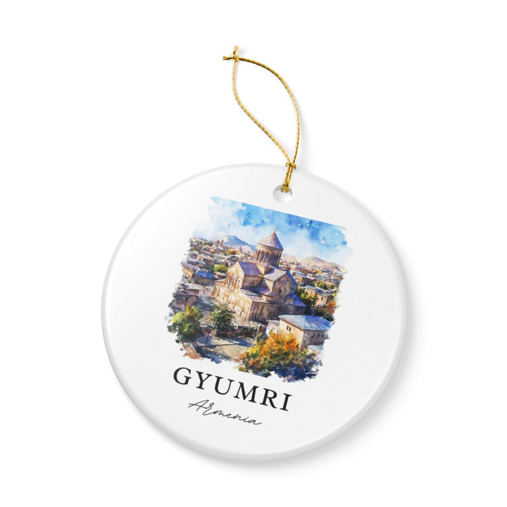Gyumri Armenia Ornament: Unique Gyumri Armenia Souvenir, Gyumri Armenia Xmas Decor, and Authentic Gyumri Armenia Gift