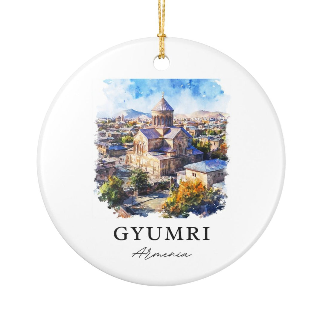 Gyumri Armenia Ornament: Unique Gyumri Armenia Souvenir, Gyumri Armenia Xmas Decor, and Authentic Gyumri Armenia Gift