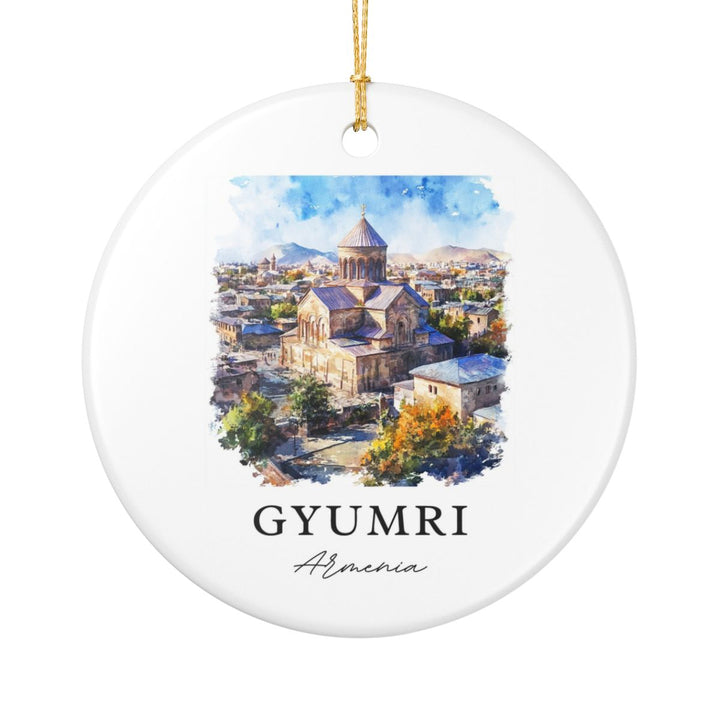 Gyumri Armenia Ornament: Unique Gyumri Armenia Souvenir, Gyumri Armenia Xmas Decor, and Authentic Gyumri Armenia Gift