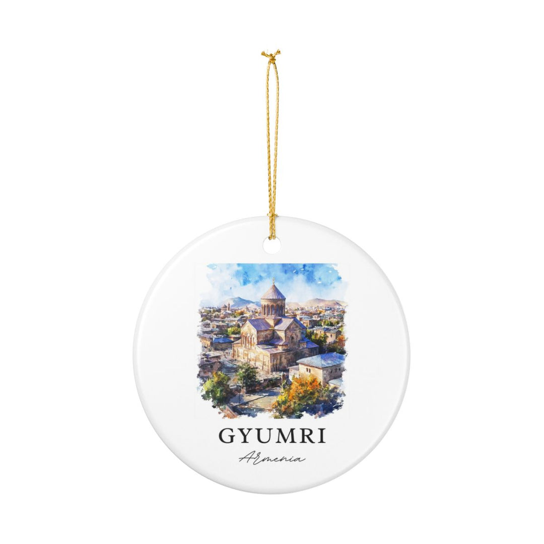 Gyumri Armenia Ornament: Unique Gyumri Armenia Souvenir, Gyumri Armenia Xmas Decor, and Authentic Gyumri Armenia Gift