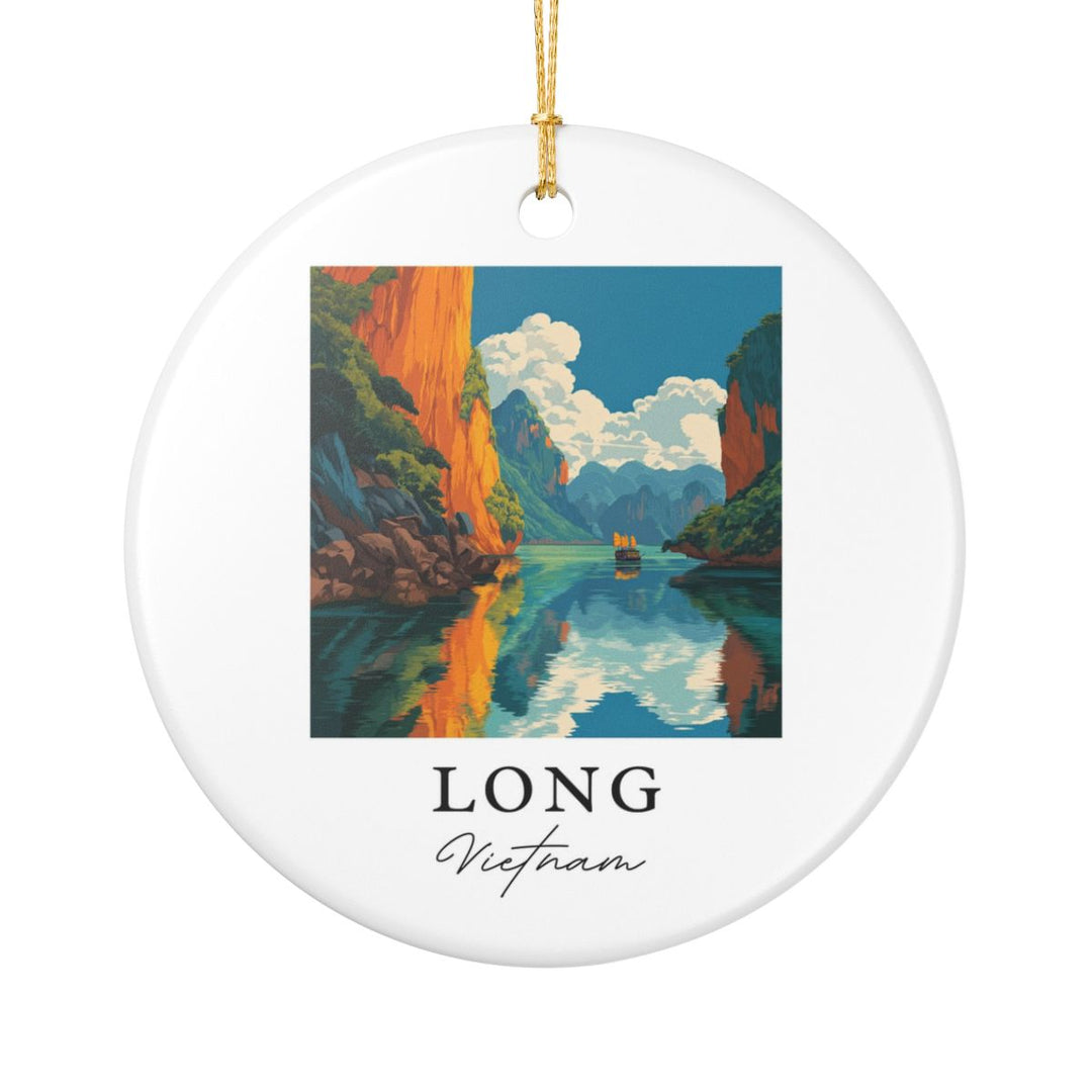 Ha Long Vietnam Ornament: Unique Ha Long Souvenir, Ha Long Vietnam Xmas Decor, and Authentic Ha Long Gift