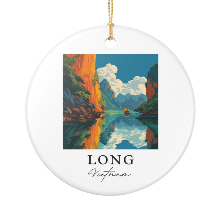 Ha Long Vietnam Ornament: Unique Ha Long Souvenir, Ha Long Vietnam Xmas Decor, and Authentic Ha Long Gift