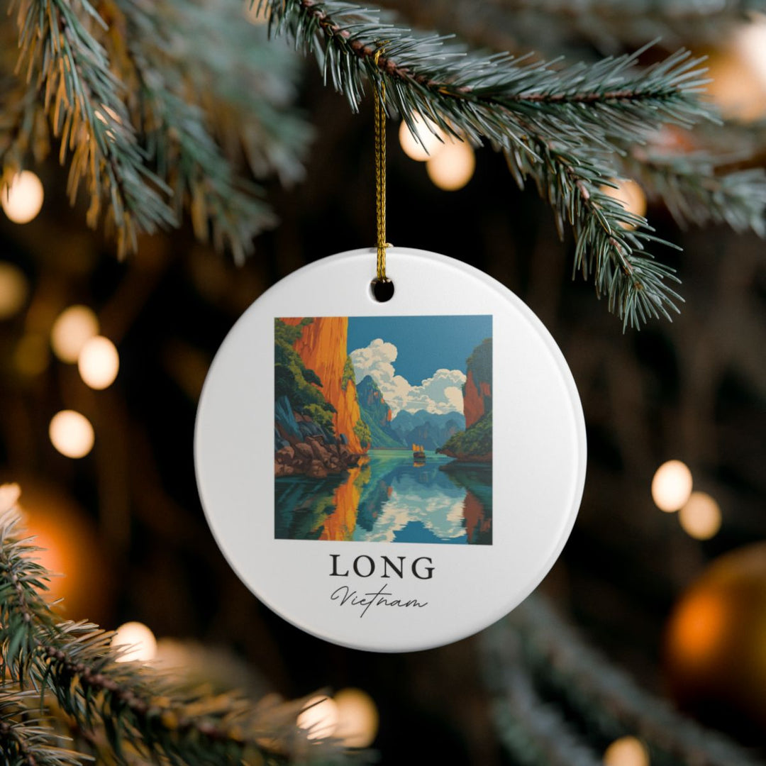 Ha Long Vietnam Ornament: Unique Ha Long Souvenir, Ha Long Vietnam Xmas Decor, and Authentic Ha Long Gift