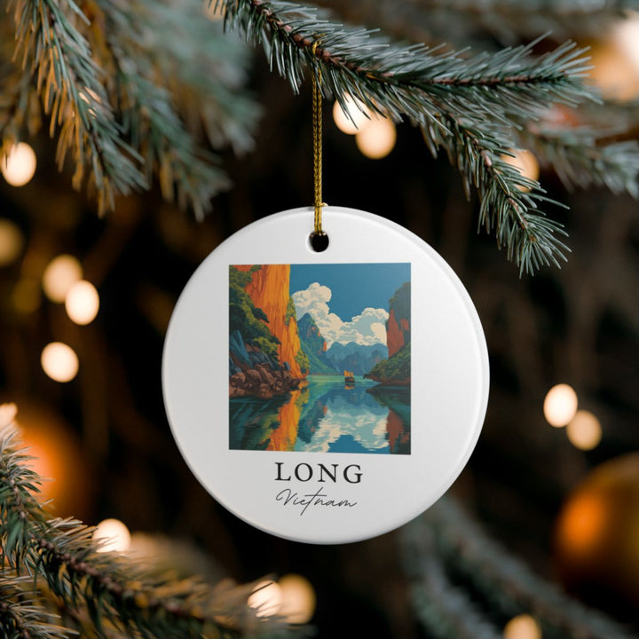 Ha Long Vietnam Ornament: Unique Ha Long Souvenir, Ha Long Vietnam Xmas Decor, and Authentic Ha Long Gift