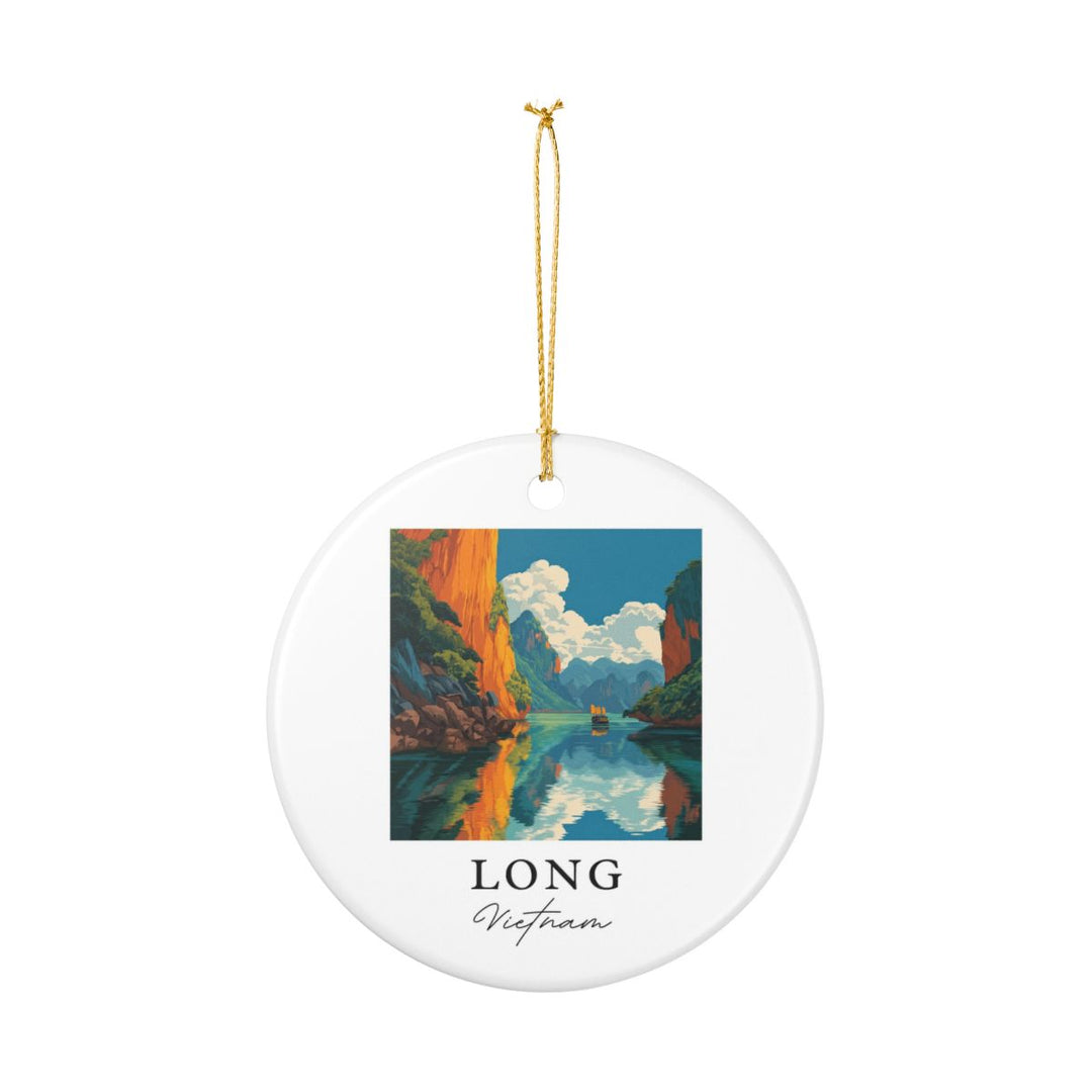 Ha Long Vietnam Ornament: Unique Ha Long Souvenir, Ha Long Vietnam Xmas Decor, and Authentic Ha Long Gift