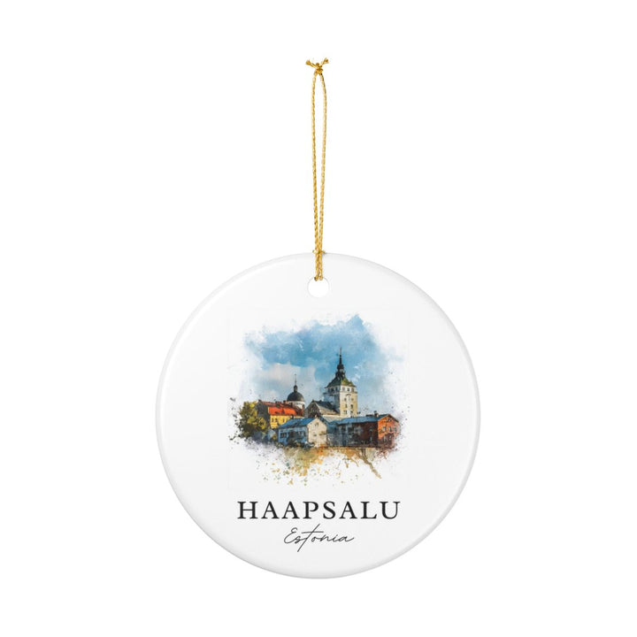 Haapsalu Estonia Ornament: Unique Haapsalu Souvenir, Haapsalu Estonia Xmas Decor, and Authentic Haapsalu Gift