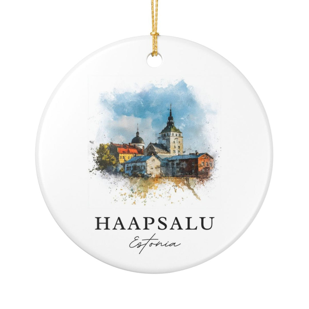 Haapsalu Estonia Ornament: Unique Haapsalu Souvenir, Haapsalu Estonia Xmas Decor, and Authentic Haapsalu Gift