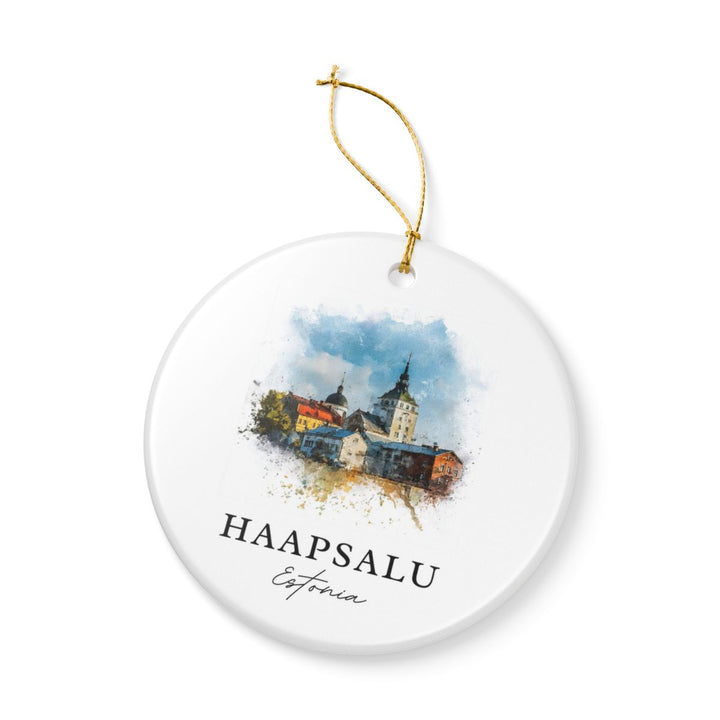 Haapsalu Estonia Ornament: Unique Haapsalu Souvenir, Haapsalu Estonia Xmas Decor, and Authentic Haapsalu Gift