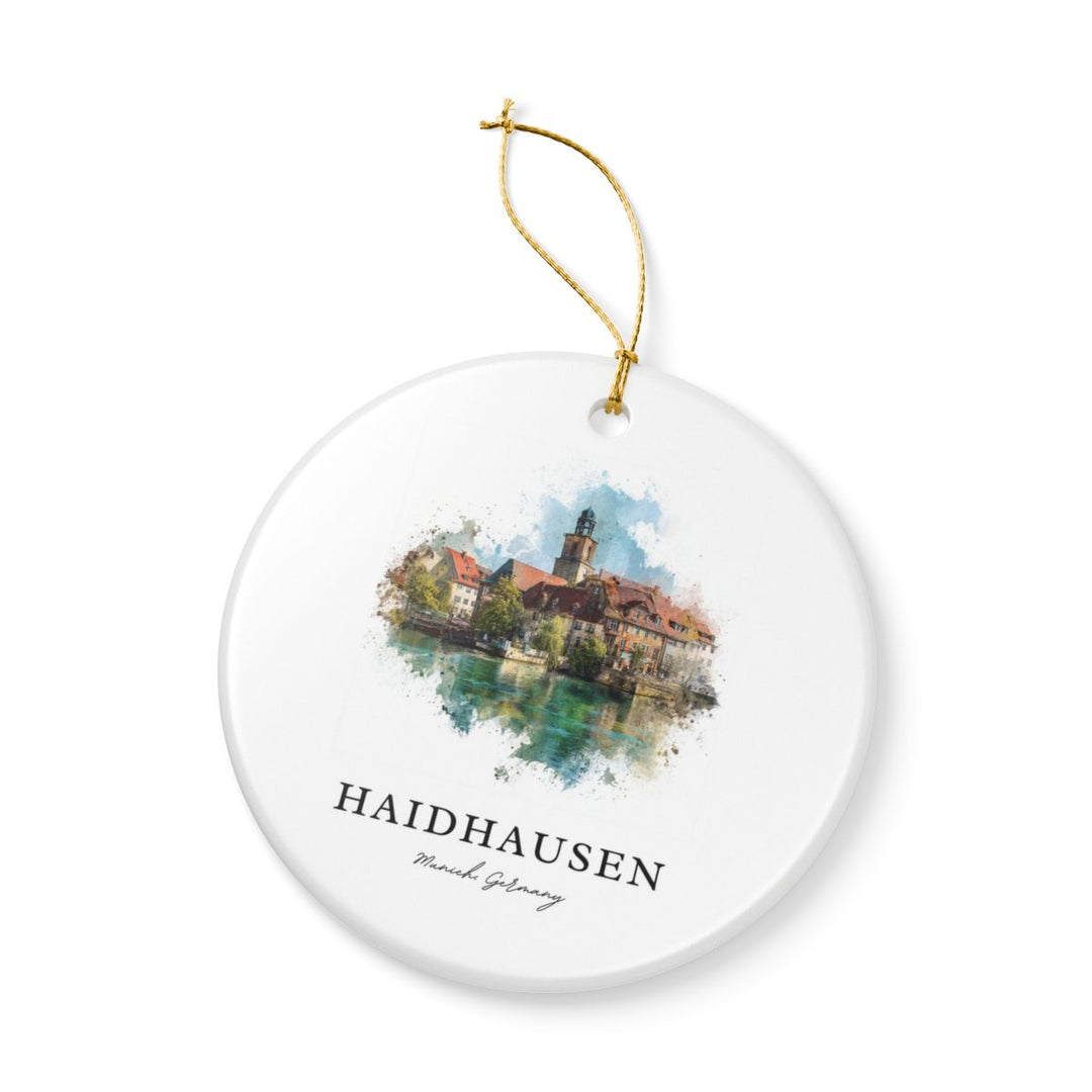 Haidhausen Germany Ornament: Unique Haidhausen Souvenir, Haidhausen Germany Xmas Decor, and Authentic Haidhausen Gift