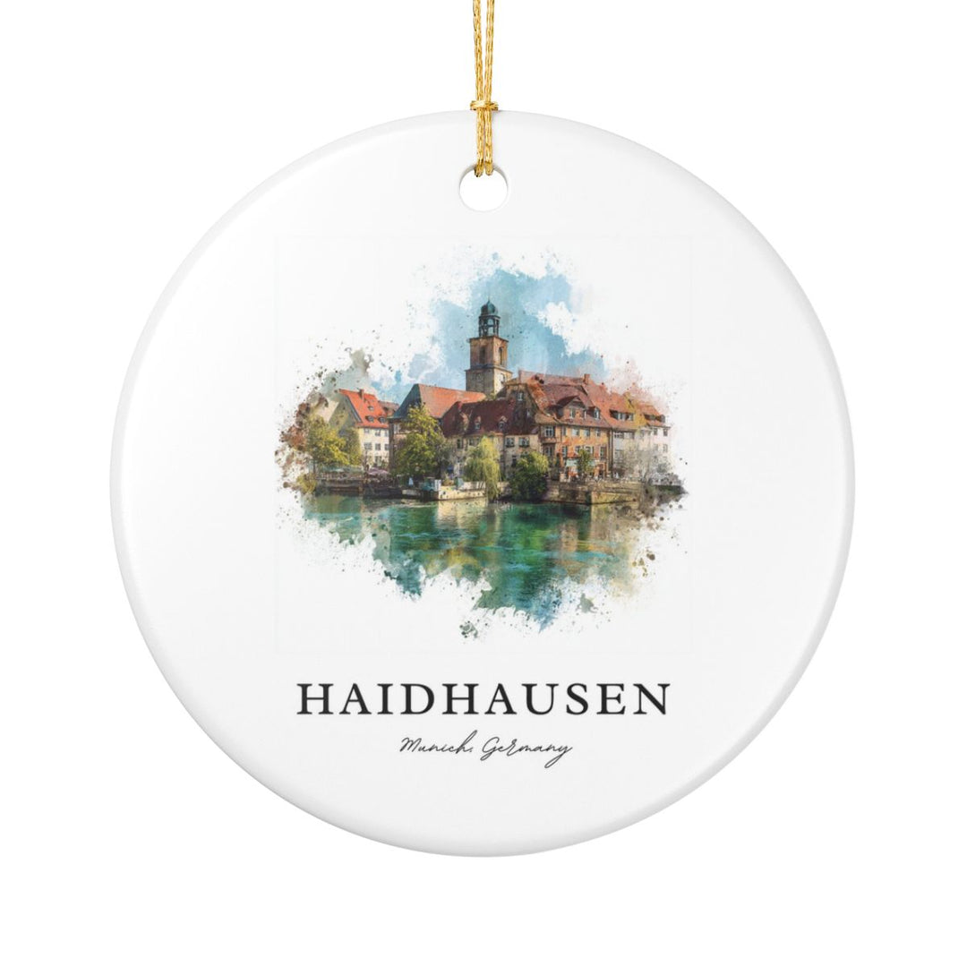 Haidhausen Germany Ornament: Unique Haidhausen Souvenir, Haidhausen Germany Xmas Decor, and Authentic Haidhausen Gift