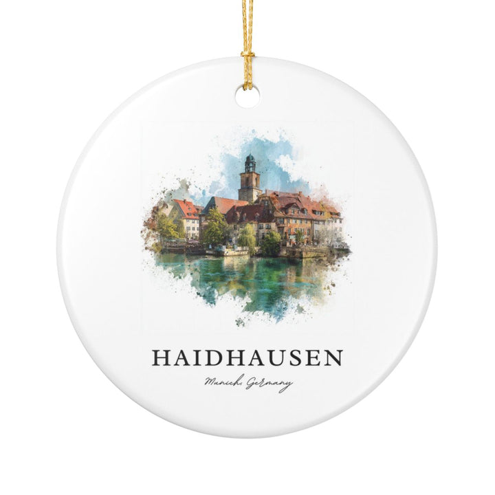 Haidhausen Germany Ornament: Unique Haidhausen Souvenir, Haidhausen Germany Xmas Decor, and Authentic Haidhausen Gift