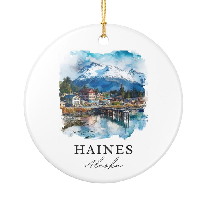 Haines Alaska Ornament: Unique Haines Alaska Souvenir, Haines Alaska Xmas Decor, and Authentic Haines Alaska Gift